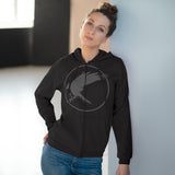 Corvus Comics | Bird | Unisex Hooded Zip Sweatshirt