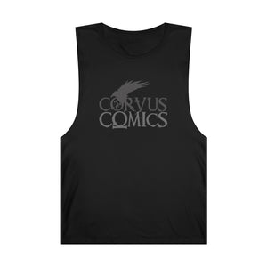 Corvus Comics | Grey Logo with Bird | Unisex Barnard Tank