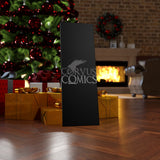 Corvus Comics | Grey Logo with Bird Logo | Canvas Gallery Wraps