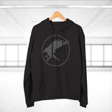 Corvus Comics | Bird | Unisex Hooded Zip Sweatshirt