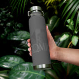 Corvus Comics | Grey Logo with Bird | 22oz Vacuum Insulated Bottle