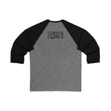 Corvus Comics | Black Logo | Unisex 3/4 Sleeve Baseball Tee