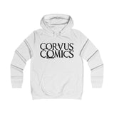 Corvus Comics | Grey Logo with Bird | Girlie College Hoodie