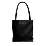 Corvus Comics | Grey Logo with Bird | AOP Tote Bag