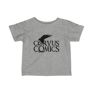 Corvus Comics | Black Logo with Bird | Infant Fine Jersey Tee