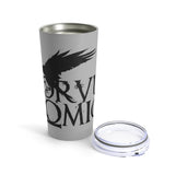 Corvus Comics | Black Logo with Bird | Tumbler 20oz