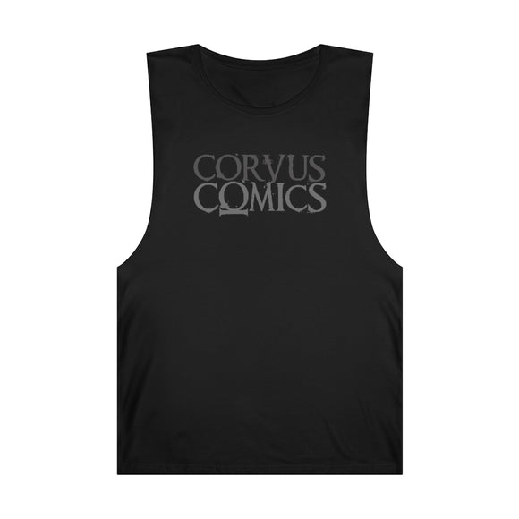 Corvus Comics | Grey Logo | Unisex Barnard Tank