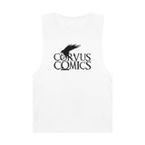 Corvus Comics | Grey Logo with Bird | Unisex Barnard Tank