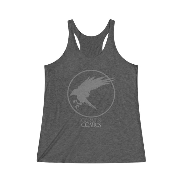 Corvus Comics | Bird | Women's Tri-Blend Racerback Tank