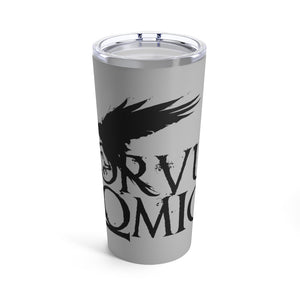 Corvus Comics | Black Logo with Bird | Tumbler 20oz