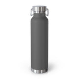 Corvus Comics | Grey Logo with Bird | 22oz Vacuum Insulated Bottle